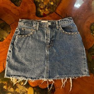 Hudson Studded Mini Skirt